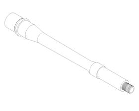 10.5" 9mm M4 Barrel for AR15 M4 Rifle 41V50 GM-M4-9 WEB 3d.jpg